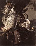 Willem van, Still-Life of Dead Birds and Hunting Weapons